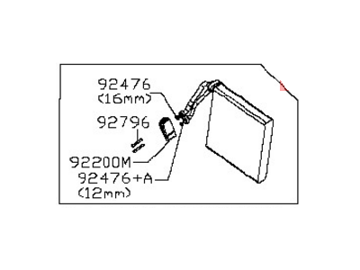 Nissan Pathfinder Evaporator - 27280-ZS00A