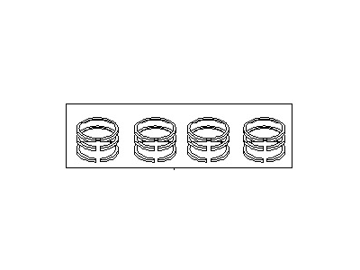 Nissan 12036-04E10 Ring Set PIS.50
