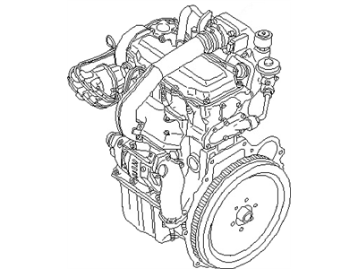 Nissan 10100-07F62 Engine-W/DR PLA