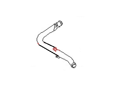 Nissan 14053-50A00 Heater Return Pipe Assembly,Front