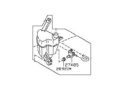 Nissan 28910-1FK0A Tank Assembly-Windshield Wash