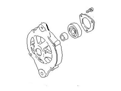 Nissan Datsun 810 Alternator Case Kit - 23118-W2500