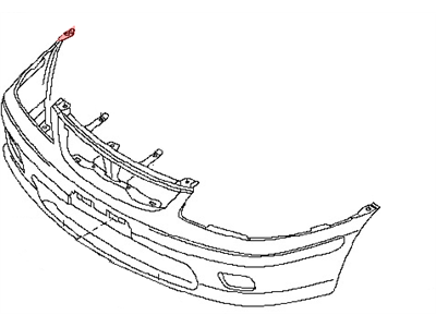 Nissan F2022-6Z525 Front Bumper Cover