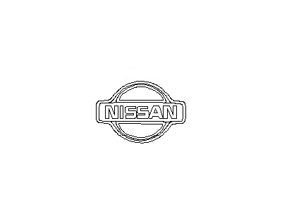 Nissan 84890-0L700 Emblem-Trunk Lid