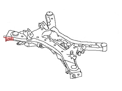 2019 Nissan Pathfinder Rear Crossmember - 55400-3JA1A