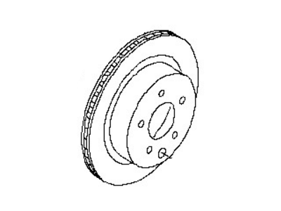 Nissan 43206-4BA0A Rotor Brake