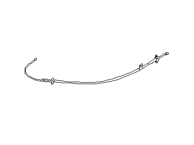 Nissan 36531-8Z310 Cable Assy-Brake,Rear LH