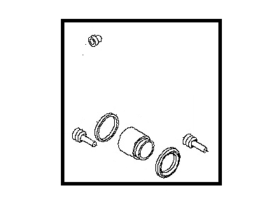 2017 Nissan Rogue Brake Caliper Repair Kit - D4120-4BA0A