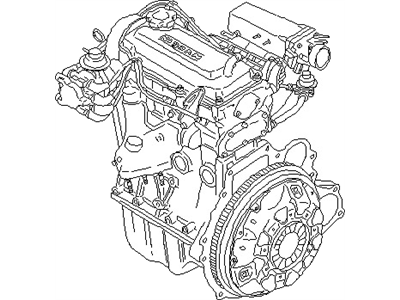 Nissan 10001-29R05 Engine W/CLUTCH