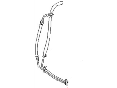 1982 Nissan 720 Pickup Power Steering Hose - 49710-46W00