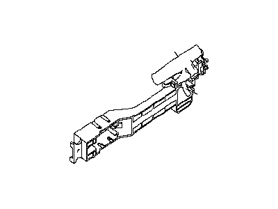 Nissan 80610-ZQ00A Bracket-Outside Handle,RH