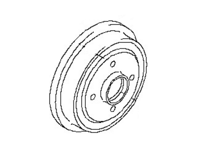 Nissan Versa Brake Drum - 43206-1HL0A