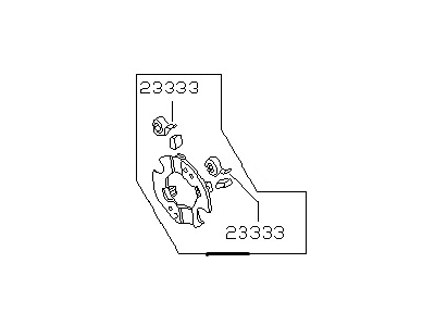 Nissan 23378-30P10 Holder Assy-Brush