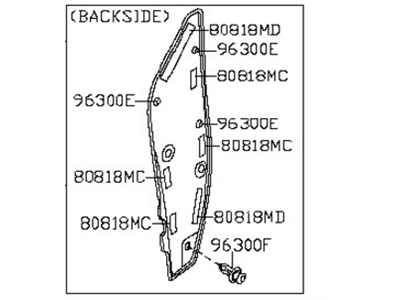 Nissan 80289-EA000