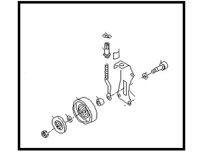 Nissan 11925-31U00 Pulley Assy-Idler,Compressor