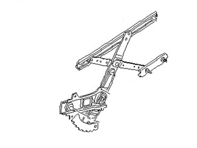 1986 Nissan Sentra Window Regulator - 80701-01A00