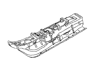 2008 Nissan Rogue Floor Pan - G4310-JM1MA