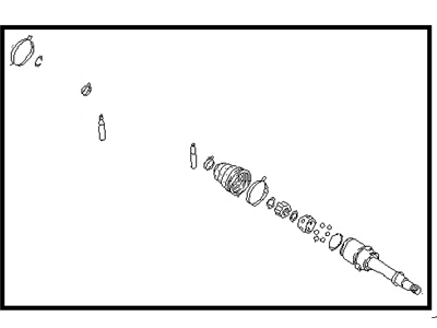 Nissan Stanza CV Joint - 39710-16E25