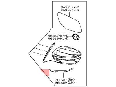 Nissan 96302-5HA0A