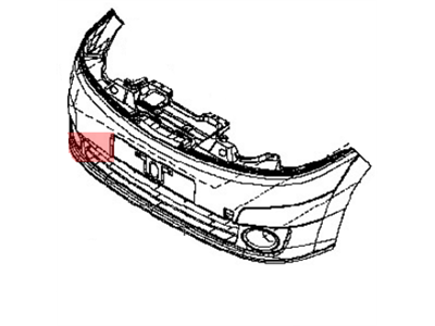 Nissan 62022-1AA0H Front Bumper Cover