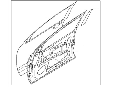 Nissan H0101-ZQ3MA Door Front LH