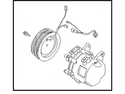 1989 Nissan Pulsar NX A/C Compressor - 92600-85M02