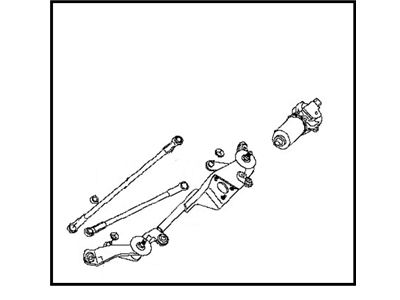 2009 Nissan GT-R Wiper Motor - 28800-JF30A