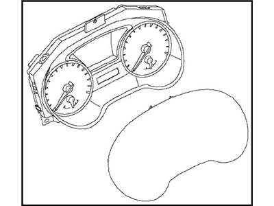 2014 Nissan Pathfinder Instrument Cluster - 24810-3KY0B