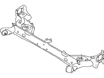 Nissan 55501-1KA0D Beam Complete-Rear Suspension