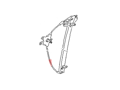 Nissan 80701-54E02 Regulator Door Window LH