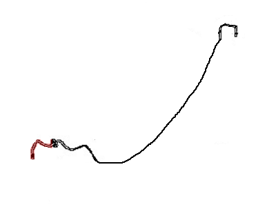 Nissan Pathfinder Brake Line - 46242-3JV0A