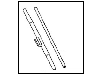 Nissan 28890-3NF1A Windshield Wiper Blade Assembly