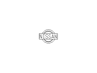 Nissan 90890-61Y00 Rear Emblem