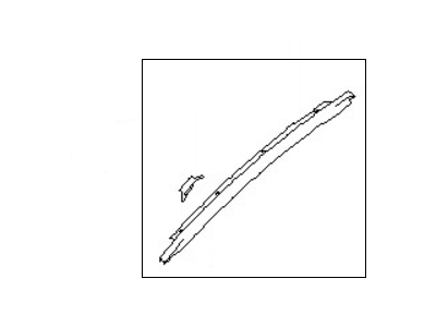 Nissan 72760-40U00 Moulding-Windshield Side,RH