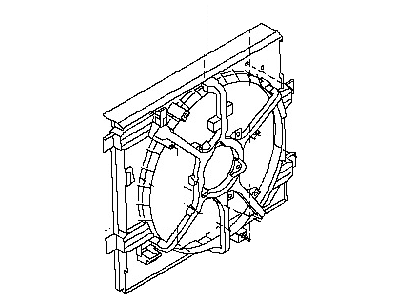 Nissan 21483-1KC0A SHROUD Assembly