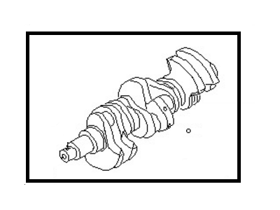 1996 Nissan Quest Crankshaft - 12200-0W000