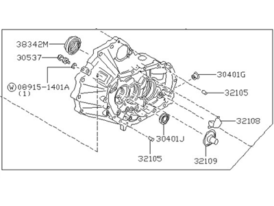 Nissan 30400-8H810 Housing Assy-Clutch