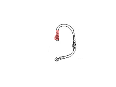 Nissan 46210-01P11 Hose Brake Front LH