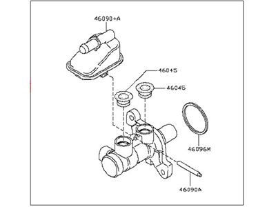 2008 Nissan Murano Brake Master Cylinder - D6010-1AA0B