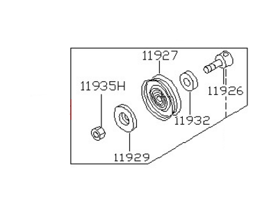 Nissan Altima Timing Belt Idler Pulley - 11925-5B601