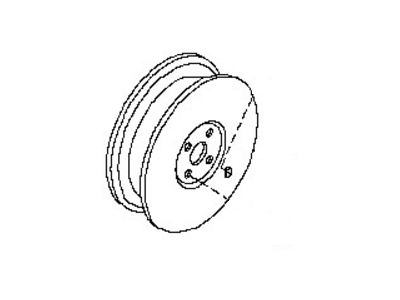 Nissan 40300-ZT50A Aluminum Wheel (16X6.5)