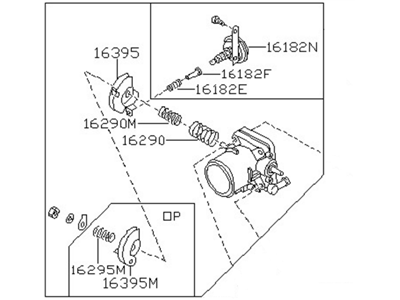 Nissan 16118-17F17 Throttle Body