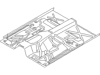 2003 Nissan Frontier Floor Pan - 74312-8Z430