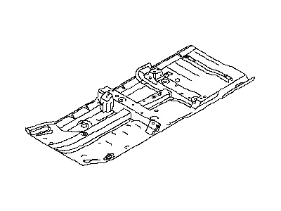 2007 Nissan Versa Floor Pan - G4320-EM3MA