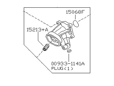 Nissan 15238-F4405 Bracket-Oil Filter