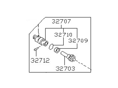 Nissan 32702-03N17 Gear-Speedometer