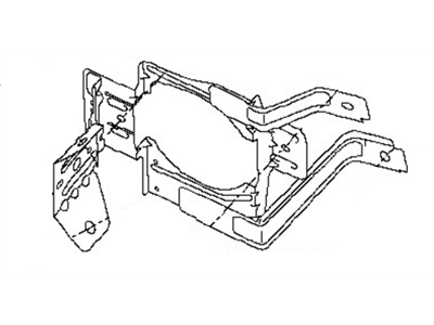 Nissan 26915-3RA0A Bracket-Fog Lamp,LH