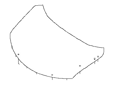 Nissan Hood - 65100-4BA0B