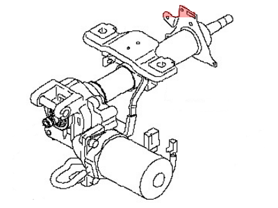 2018 Nissan NV Steering Column - 48820-3LM0A