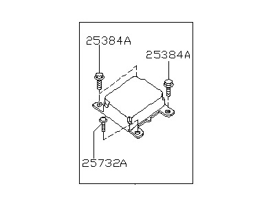 2005 Nissan Armada Air Bag Sensor - 98820-ZC59A